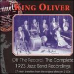 off the record the complete 1923 jazz band recordings
